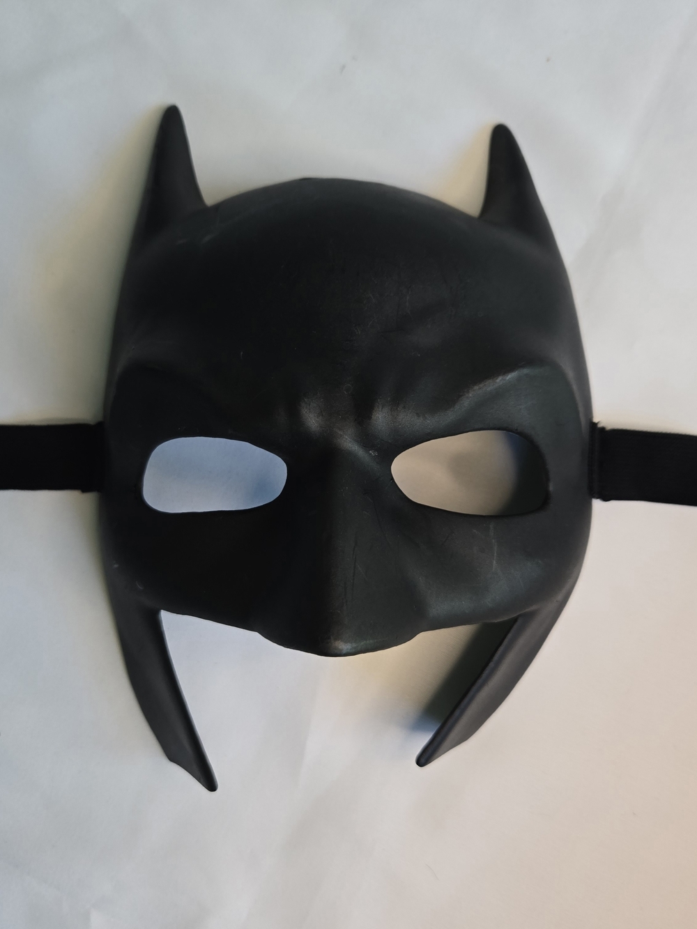Batman Mask Halloween Costume Plastic with Elastic Strap Mattel 2015